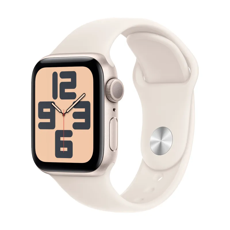 Часы Apple Watch SE 2 44 мм (Сияющая звезда | Starlight) 2024