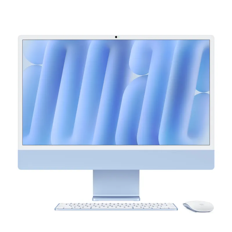 Моноблок Apple iMac 24" (M4 10-Core, GPU 10-Core, 16 ГБ, 256 ГБ) (Синий | Blue) (2024)